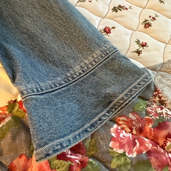 Ladies J. Jill "Out of the Blue" Denim Jacket W/Inner Lace Gathered Back MED - Picture 7 of 16